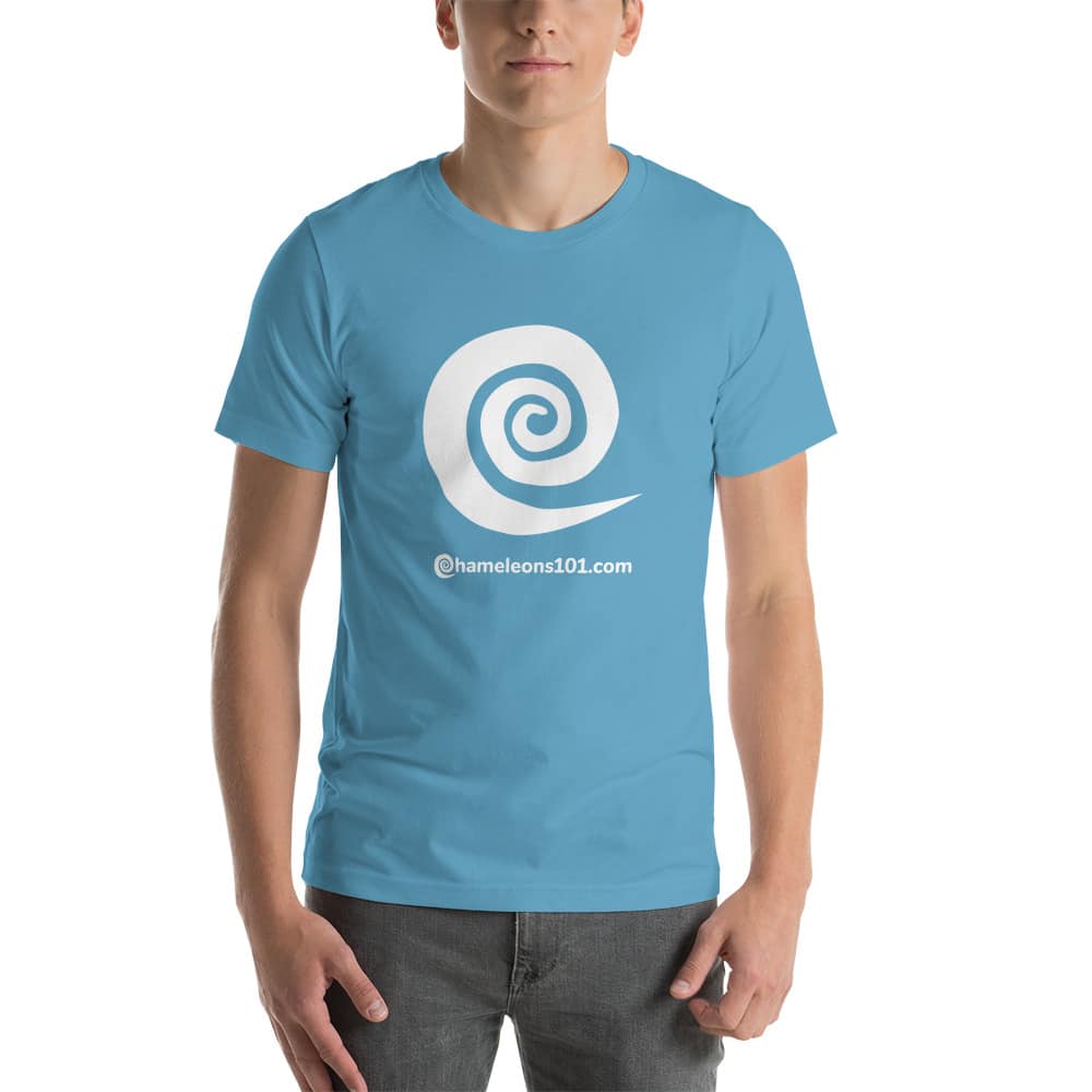 Light Blue Chameleons 101 Short-Sleeve Unisex T-Shirt