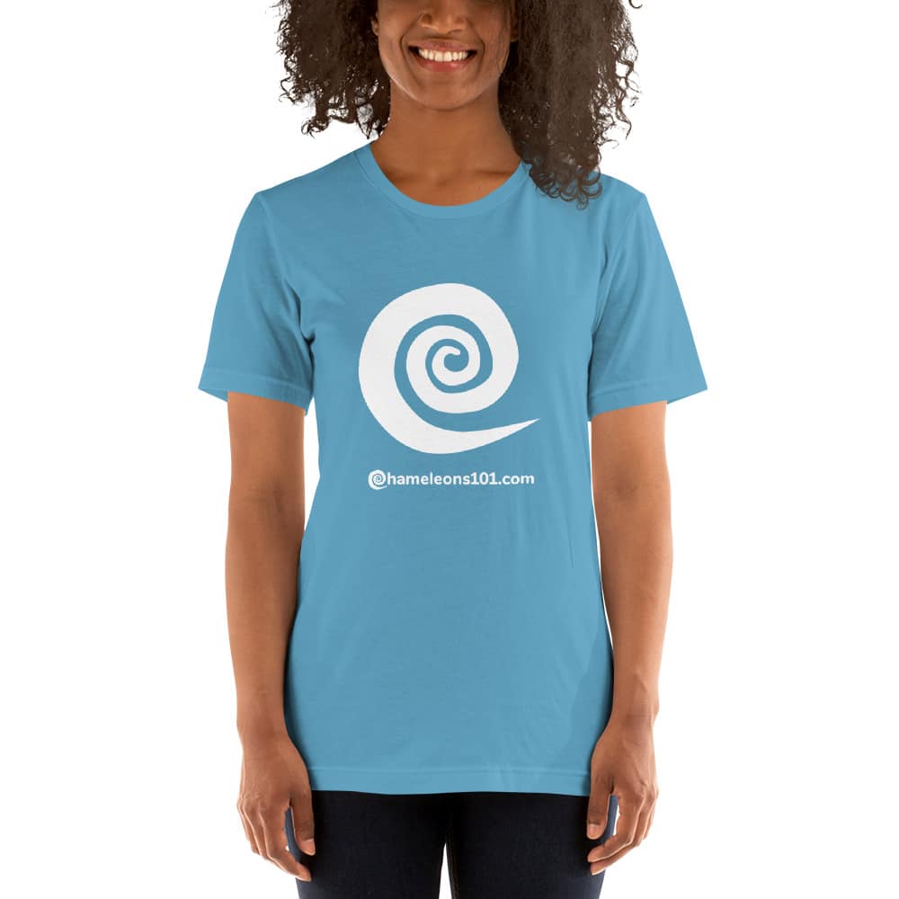 Light Blue Chameleons 101 Short-Sleeve Unisex T-Shirt - Image 3