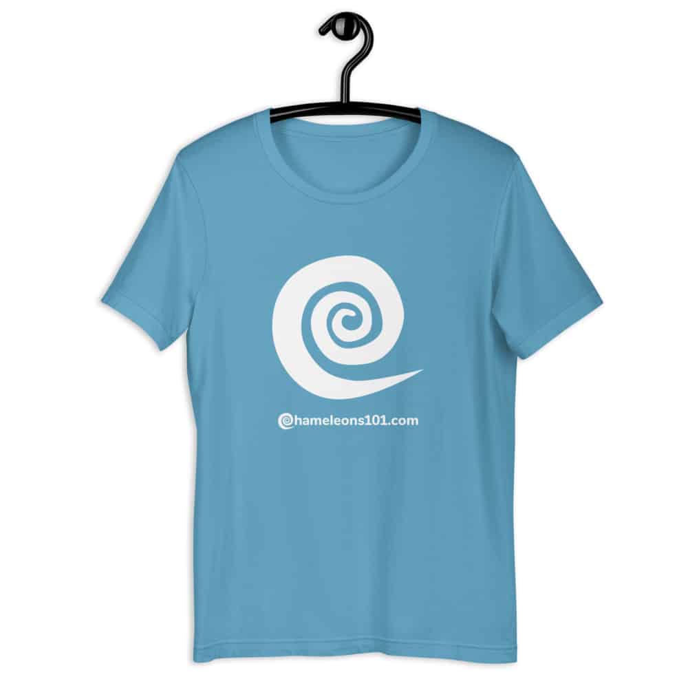 Light Blue Chameleons 101 Short-Sleeve Unisex T-Shirt - Image 4