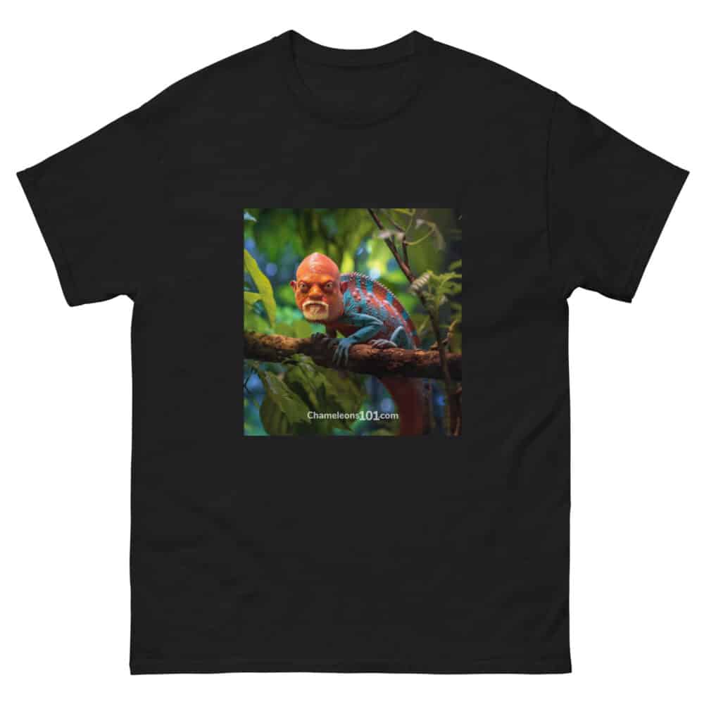 Men's classic tee with Hybrid Human Panther Chameleon