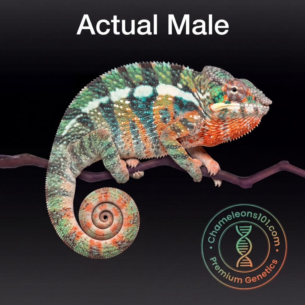 Male Ambilobe Red Body-Blue Bar 6 Months Old